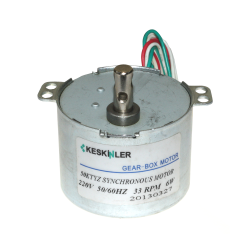 50-KTYZ 33RPM 6W AC Senkron Motor