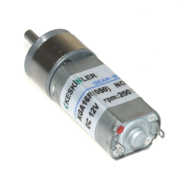 KGA-16 12V 2000Rpm Redüktörlü Dc Motor