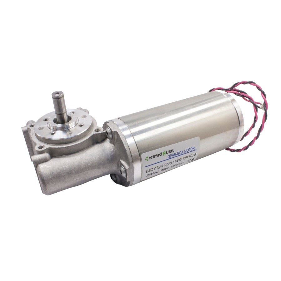 63ZYT24-95/31 24V 35W 100RPM Otomatik Kapı Motoru